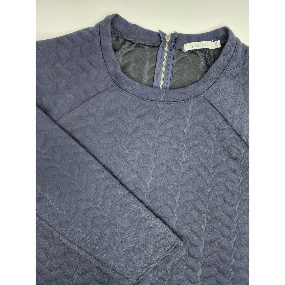 Kenneth Cole Reaction‎ Women's Dress Size M Blue Long Sleeve Quilted